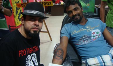 Remo D'Souza, Choreographer - tattoo by Devilz Tattooz