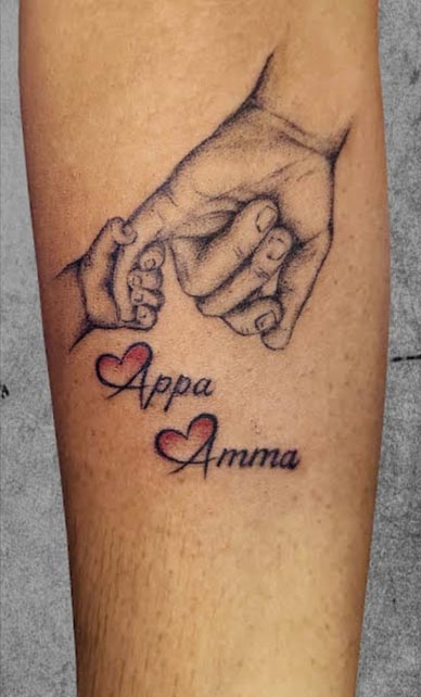amma appa tattoo