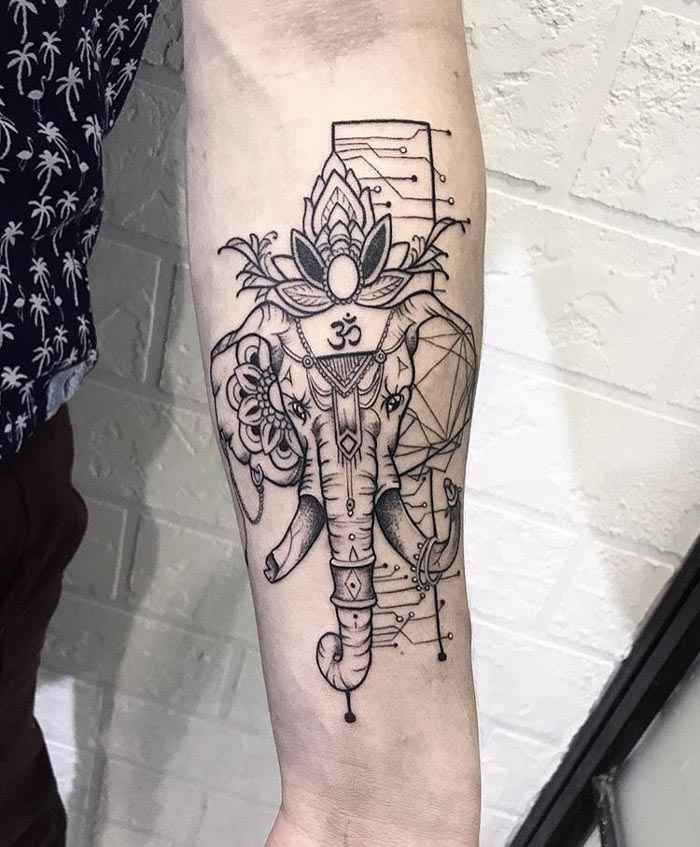 ganesha tattoo design on arm