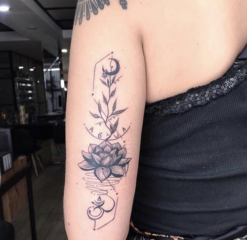 Bicep Flower Tattoo | TikTok