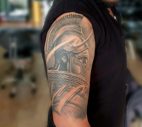 Great custom forearm and inside bicep piece to finish off our customers  full sleeve recently completed at Mayhem Ink Tattoo Phuket. If… | Instagram
