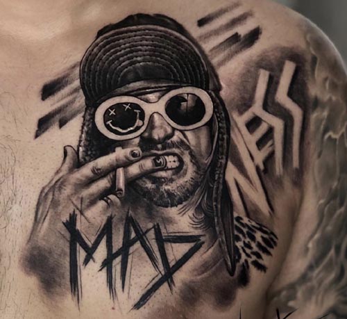 madness rap culture tattoo design