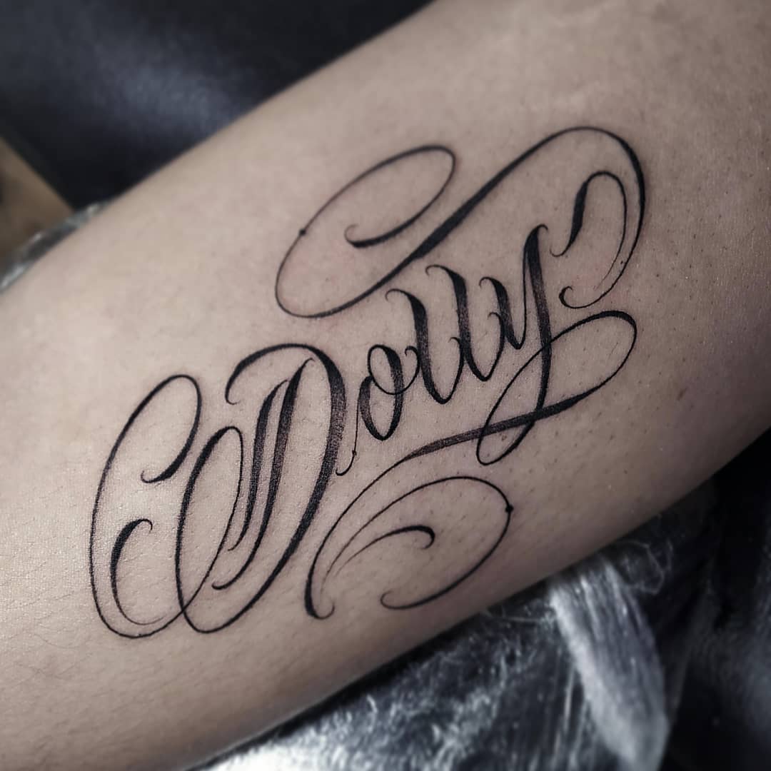 name tattoo dolly