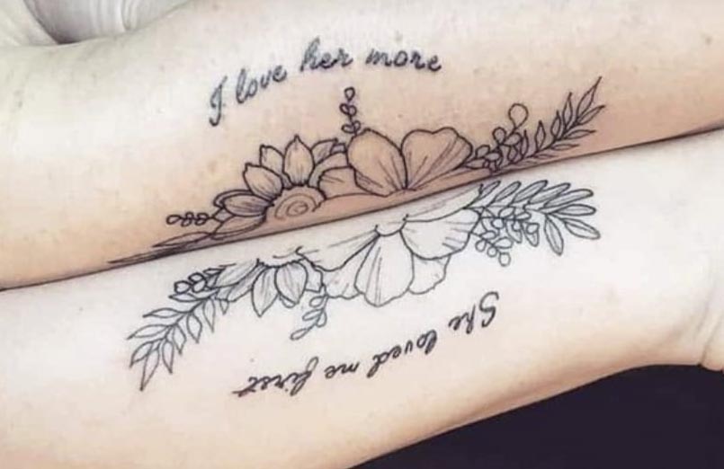 Pin by I don't care on Tattoo | Couple tattoos, Girly tattoos, Matching  tattoos