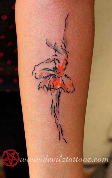 ballerina tattoo