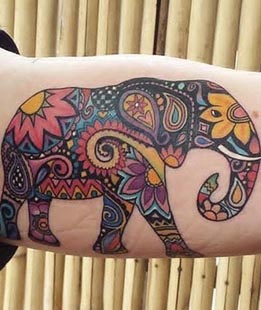 Elephant Tattoo Design Inspirations & Placement Ideas with Meaning