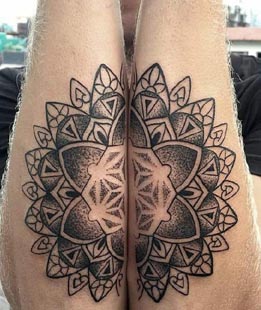 mandala tattoo design idea