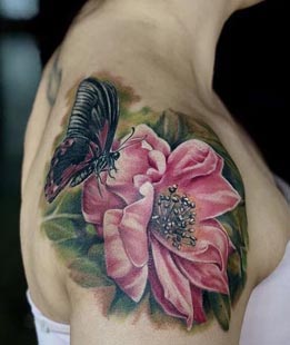 shoulder tattoo design idea