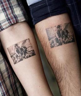 Sibling Brother-Sister Tattoo Design Inspirations & Placement Ideas with Meaning