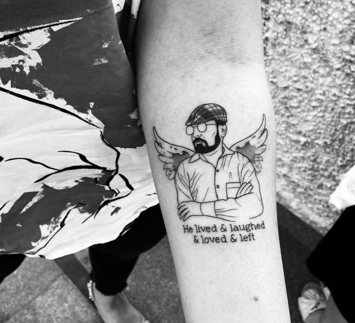 dad memorial tattoo