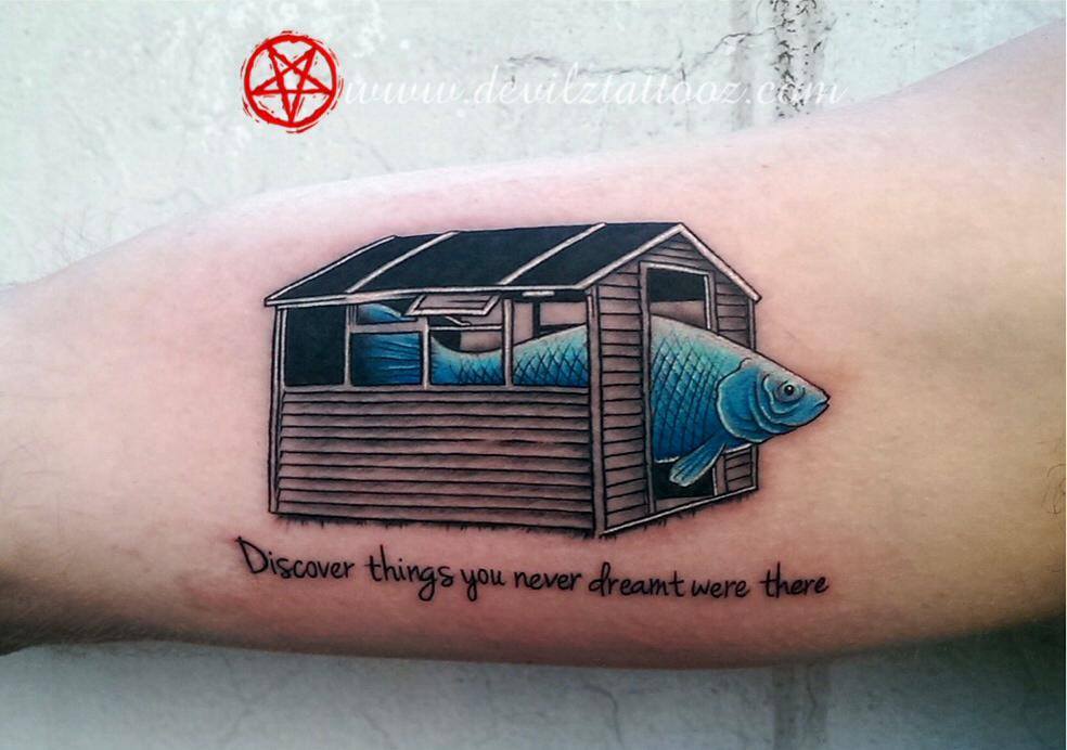fish in the barn tattoo