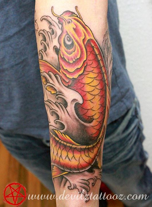 koi fish tattoo