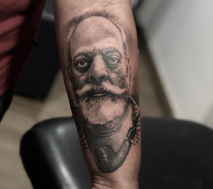 arm grandfather tattoo