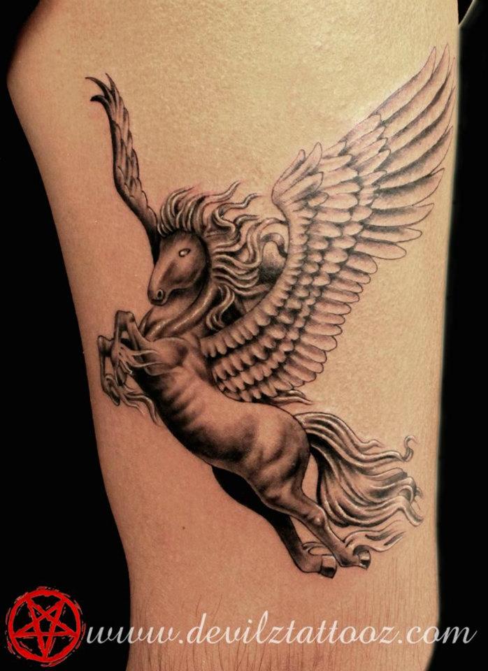 pegasus tattoo for girls