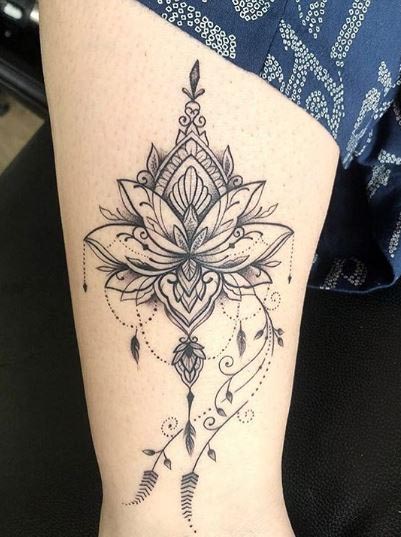 flower mandala tattoo