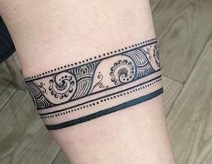 mandala tattoo on Arm