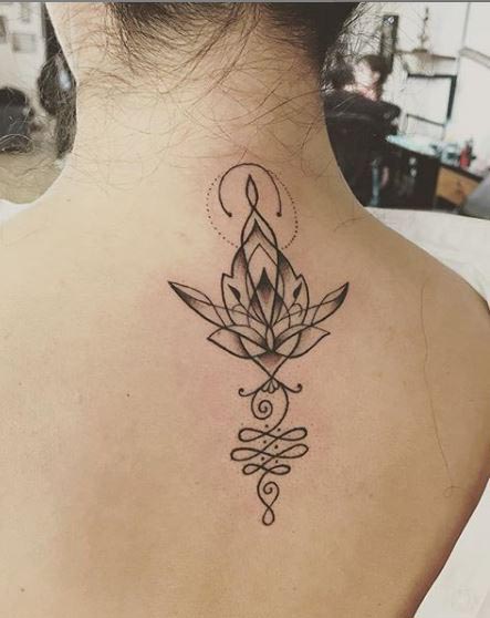 mandala tattoo on Back