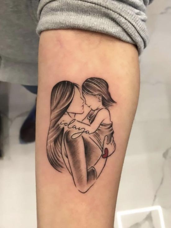 mother daughter tattoo