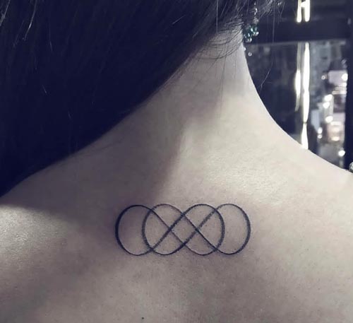 double infinity loops tattoo