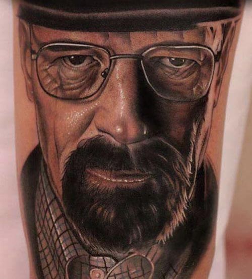 walter white tattoo design