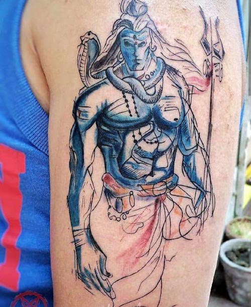 LORD SHIVA TANDAVA | TATTOO TIMELAPSE | BY AAKASH CHANDANI | BHOPAL -  YouTube