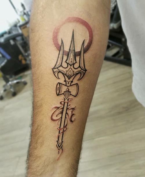 Shiv ganesh theme. #shiva. Ganpati tattoo, Trishul tattoo. Elephant tattoo  #blakcherry tattoo studio #ahm… | Elephant tattoos, Trishul tattoo designs,  Ganesh tattoo