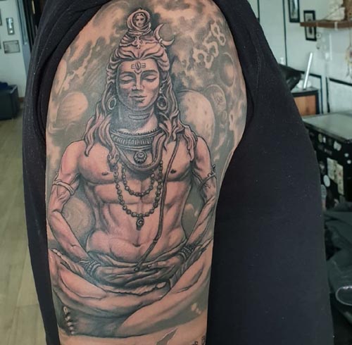 lord shiva tattoo design