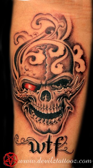 skull red tattoo