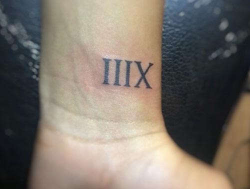 XII quote tattoo design